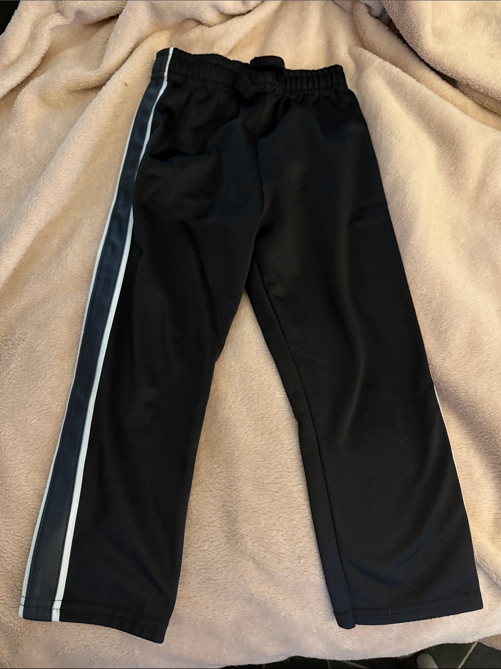 5/$25 Garanimals Black Jogger Pants with Gray Side Stripe